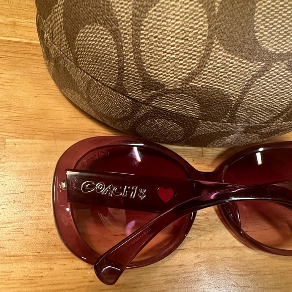 Coach Sunglasses - Purple Sunglasses - Picture 2 of 7
